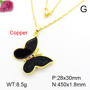 Fashion Copper Necklace  F7N300081aajl-L002