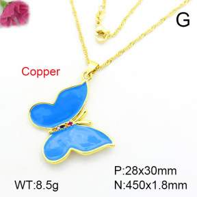 Fashion Copper Necklace  F7N300082aajl-L002