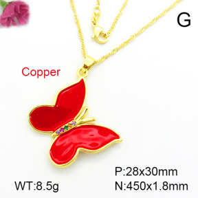 Fashion Copper Necklace  F7N300084aajl-L002