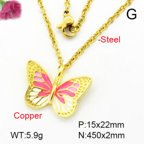 Fashion Copper Necklace  F7N300085vail-L002