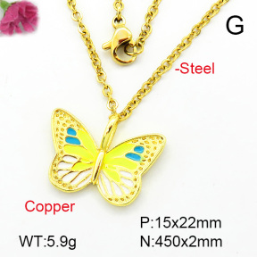 Fashion Copper Necklace  F7N300086vail-L002