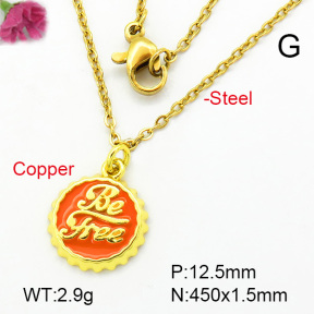Fashion Copper Necklace  F7N300098vaia-L002