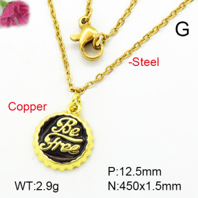 Fashion Copper Necklace  F7N300099vaia-L002