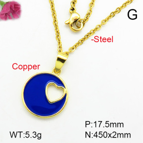 Fashion Copper Necklace  F7N300104vail-L002