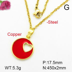 Fashion Copper Necklace  F7N300105vail-L002