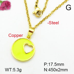 Fashion Copper Necklace  F7N300108vail-L002
