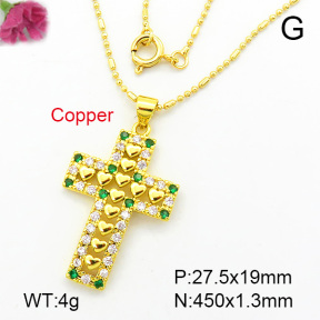 Fashion Copper Necklace  F7N400176aakl-L002