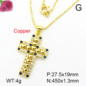 Fashion Copper Necklace  F7N400177aakl-L002
