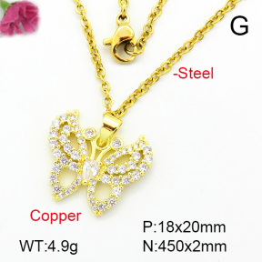 Fashion Copper Necklace  F7N400181aakl-L002