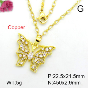 Fashion Copper Necklace  F7N400184aakl-L002