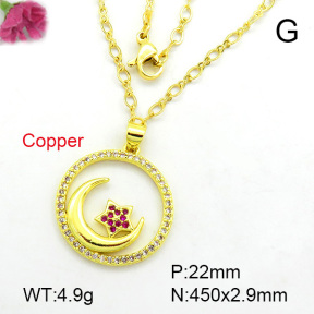 Fashion Copper Necklace  F7N400187baka-L002