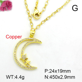 Fashion Copper Necklace  F7N400189baka-L002