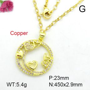 Fashion Copper Necklace  F7N400192aakl-L002