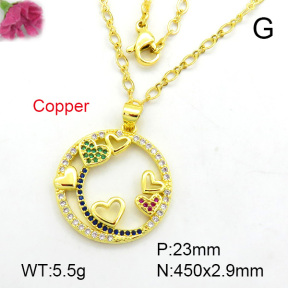 Fashion Copper Necklace  F7N400193aakl-L002