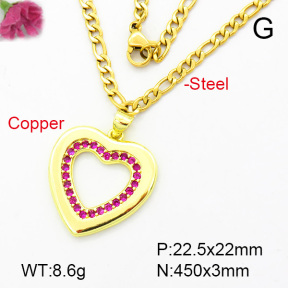 Fashion Copper Necklace  F7N400195aajl-L002
