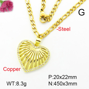 Fashion Copper Necklace  F7N400197aajl-L002