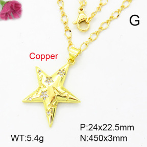 Fashion Copper Necklace  F7N400198aajl-L002