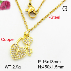 Fashion Copper Necklace  F7N400201vail-L002