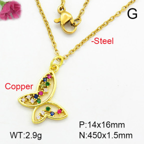 Fashion Copper Necklace  F7N400221vail-L002