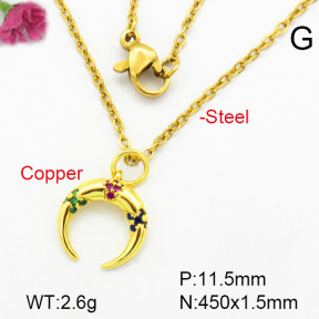 Fashion Copper Necklace  F7N400234vail-L002