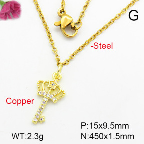 Fashion Copper Necklace  F7N400238vaia-L002