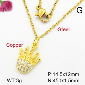 Fashion Copper Necklace  F7N400242vaia-L002