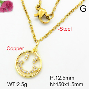 Fashion Copper Necklace  F7N400243vaia-L002