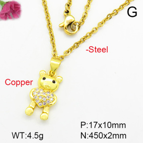 Fashion Copper Necklace  F7N400249vail-L002