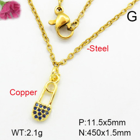 Fashion Copper Necklace  F7N400250aaij-L002