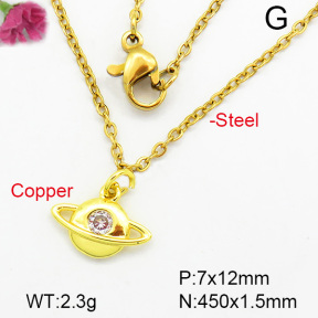 Fashion Copper Necklace  F7N400252aaha-L002