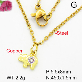 Fashion Copper Necklace  F7N400253aaha-L002