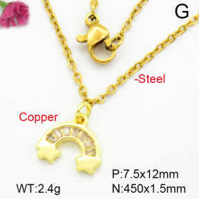 Fashion Copper Necklace  F7N400254vail-L002