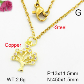 Fashion Copper Necklace  F7N400259vaia-L002