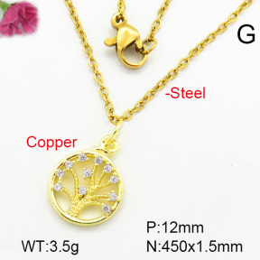 Fashion Copper Necklace  F7N400260vaia-L002