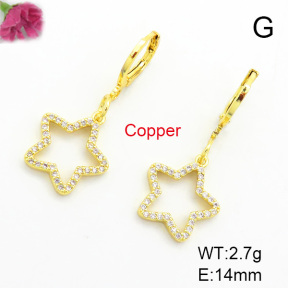 Fashion Copper Earrings  F7E400067ablb-L002
