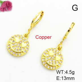 Fashion Copper Earrings  F7E400068aakm-L002