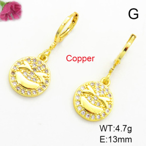 Fashion Copper Earrings  F7E400071aakm-L002