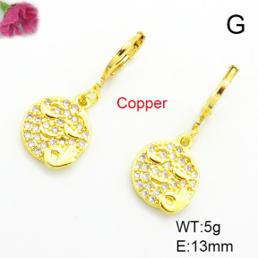 Fashion Copper Earrings  F7E400072aakm-L002