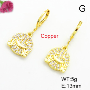 Fashion Copper Earrings  F7E400074aakm-L002