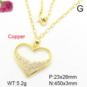 Fashion Copper Necklace  F7N400278aakl-L002