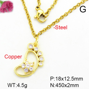 Fashion Copper Necklace  F7N400284avja-L002