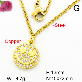 Fashion Copper Necklace  F7N400288aaij-L002