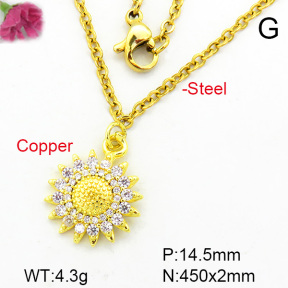 Fashion Copper Necklace  F7N400292vail-L002