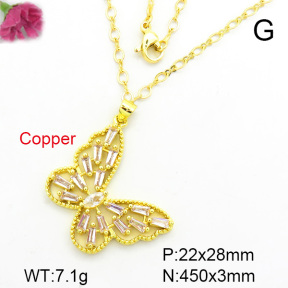 Fashion Copper Necklace  F7N400294aakl-L002