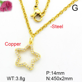 Fashion Copper Necklace  F7N400301vail-L002