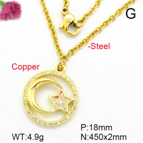 Fashion Copper Necklace  F7N400305aajl-L002