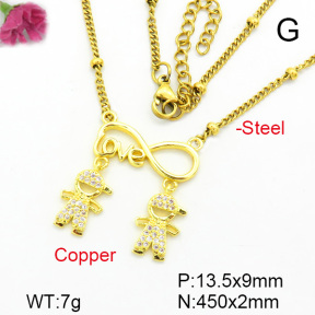 Fashion Copper Necklace  F7N400307ablb-L002