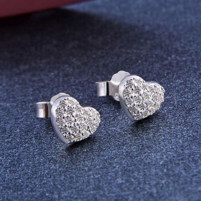 925 Silver Earrings  E:5.5*6.5mm  JE0557bhia-M112   
YJ00495