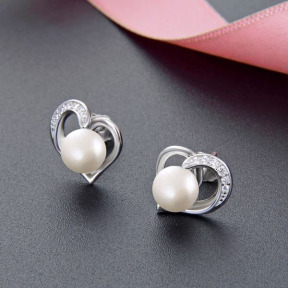925 Silver Earrings  E:9.6*11.5mm  main stone:8mm  JE0560vhpk-M112  YJBR003033
