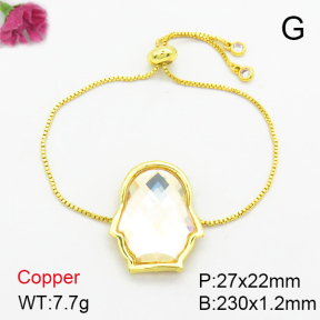 Fashion Copper Bracelet  F7B400005ablb-G030